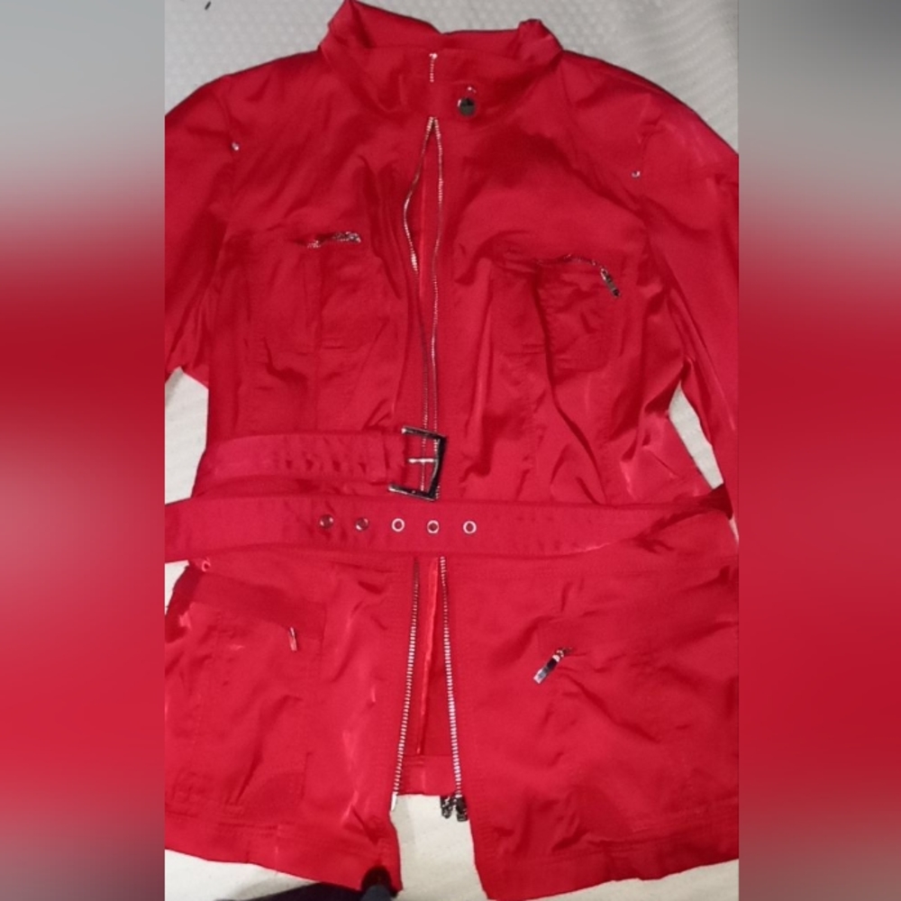 Red jacket